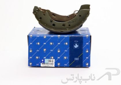 تصویر  لنت ترمز کفشکی عقب (با فنر) سمند موتور EF7 کد 1460105298 برند ایساکو