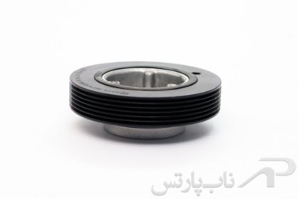 تصویر  پولی سر میل لنگ موتور XU7/XU7P پژو پارس کد 0390200599 برند ایساکو