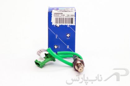 تصویر  سنسور اکسیژن بالا طول 410mm کانکتور سبز پژو 206 صندوقدار کد 0920902299 برند ایساکو