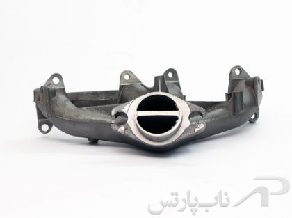 تصویر  منیفولد دود موتور XU7 یورو 4 سمند کد 1670202904 برند ایساکو