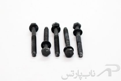 تصویر  پیچ اتصال کپه یاتاقان ثابت به بلوک سیلندر موتور TU3 پژو 206 تیپ 2 (پنج عددی) کد 0400100199 برند ایساکو