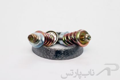 تصویر  واشر گلویی کامل (کیت لوازم نگهدارنده) لوله اگزوز موتور XU7 پژو 405 کد 1631800311 برند ایساکو