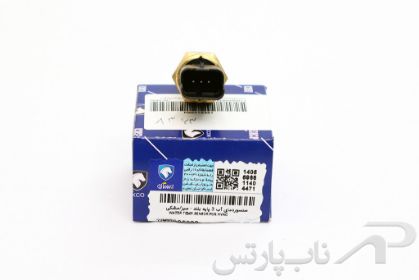 تصویر  فشنگی (سنسور) دمای آب پایه بلند سر مشکی 3 فیش پژو 405 کد 0920105399 برند ایساکو