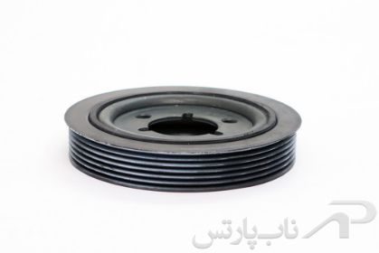 تصویر  پولی سر میل لنگ موتور TU3 پژو 206 تیپ 2 کد 0390201999 برند ایساکو