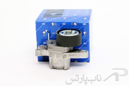 تصویر  غلتک تسمه سفت کن دینام با پایه موتور TU3 / TU5 پژو 206 کد 1160102899 برند ایساکو