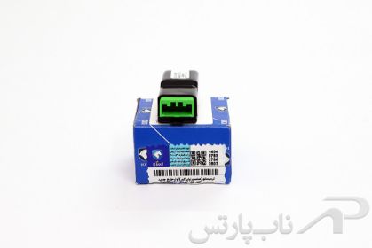 تصویر  ترموستات (ترمیستور) کولر مستطیلی با سوکت سبز طرح ساندن پژو 405 کد 0430400899 برند ایساکو
