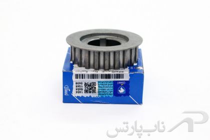 تصویر  چرخ دنده تایمینگ سر میل لنگ 21 دندانه موتور XU7 پژو 405 کد 0650600211 برند ایساکو
