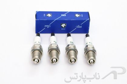 تصویر  شمع پایه کوتاه تک پلاتین موتور EF7 TC دنا (چهار عددی) کد 1040302699 برند ایساکو