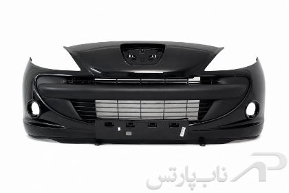 تصویر  پوسته سپر جلو با شبکه (توری) مشکی 9998 پژو 207 برند کروز